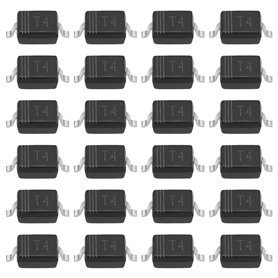 YINETTECH Lot de 100 Diodes de Montage T4 SMD 0805 SOD320 Petit Commutateur de Puce de Signal 1N4148WS pour Appareils Numériques