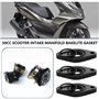 YINETTECH 4 Lot Joints Collecteur Admission de Carburateur pour Scooter 50 CC Tampon en Bakélite Compatible avec ATU Compatible 