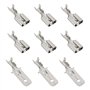 YINETTECH Lot de 50 Connecteurs à Sertir Plats de 6