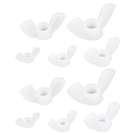 YINETTECH Lot de 50 écrous papillon en nylon pour volets fixes