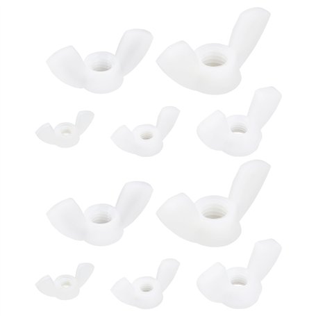 YINETTECH Lot de 50 écrous papillon en nylon pour volets fixes