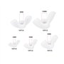 YINETTECH Lot de 50 écrous papillon en nylon pour volets fixes, chaises pliantes, colliers de serrage rapides pour meubles (M4 M