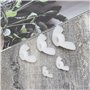 YINETTECH Lot de 50 écrous papillon en nylon pour volets fixes, chaises pliantes, colliers de serrage rapides pour meubles (M4 M