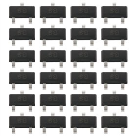 YINETTECH 50pcs BC807 BC817 Transistor Amplificateur de Commutation SOT23 Transistor de Faible Puissance Projet de Bricolage Éle