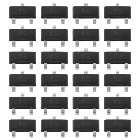 YINETTECH 50pcs BC807 BC817 Transistor Amplificateur de Commutation SOT23 Transistor de Faible Puissance Projet de Bricolage Éle