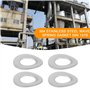 YINETTECH 250 Pièces Rondelles Ondulées Ressort 304 Rondelle Ondulée en Acier Inoxydable DIN 137 B Rondelle à Ressort M5 M6 M8 M