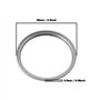 YINETTECH 1 Bague de Décoration d'objectif d'appareil Photo Bague d'adaptation de Capuchon d'objectif d'appareil Photo en Alliag
