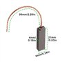 YINETTECH 2 Paires Balais de Charbon d'alternateur AB0001 Compatible avec Mercedes-Benz Vario 1996-2013 Bus