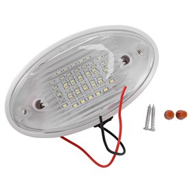 Wobekuy Lampe LED 12 V avec interrupteur pour camping-car ou bateau Annexe Blanc