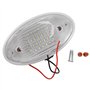 Wobekuy Lampe LED 12 V avec interrupteur pour camping-car ou bateau Annexe Blanc