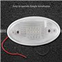 Wobekuy Lampe LED 12 V avec interrupteur pour camping-car ou bateau Annexe Blanc