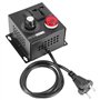 Onmancy Régulateur de tension électronique Scr AC220 V 4000 W - Régulateur de tension - Régulateur de vitesse - Avec prise europ