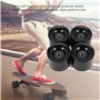 Hacbop Lot de 4 roues de skateboard de 60 mm + ABEC-9 roues en acier pour roulements et entretoises.