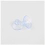 sourcingmap 20pcs Ventouses Anti-collision Transparente en Caoutchouc pour Verre Bureau Maison Coussinet Suspension à Ventouse 2