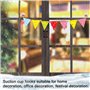 sourcingmap 12pcs Ventouses Anti-collision Transparente en Caoutchouc pour Verre Bureau Maison Coussinet Suspension à Ventouse V