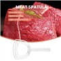 Ocnvlia Grattoir à Viande Grattoir à PoussièRe D'Os Grattoir à Os Grattoir en Blanc D'Os Grattoir à PoussièRe D'Os Carré