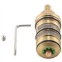 RUANI Cartouche thermostatique pour douche en laiton pour salle de bain et poignée pour mitigeur vanne mélangeur de douche bar m