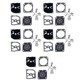 Haptufer 5 Ensembles de Kit de RéParation de Carburateur PièCes de Tondeuse RB-100 Joint Diaphragme pour HS45 FS55 FS38 BG45 MM5