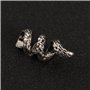VGOL Lot de 4 perles de barbe pour homme - Anneaux de barbe nordiques - Perles tubulaires pour dreadlocks - Accessoires pour tre