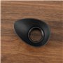 VGOL Lot de 2 oculaires de Rechange de Forme Ovale compatibles avec Le viseur D850 D810A D810 D800E D500 DF D5 D4S D4 D3X Noir