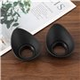 VGOL Lot de 2 oculaires de Rechange de Forme Ovale compatibles avec Le viseur D850 D810A D810 D800E D500 DF D5 D4S D4 D3X Noir