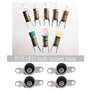 VGOL E10 Socle de Douille pour Ampoules LED - Accessoires Électriques pour Expériences Scolaires et Fabrication de Jouets - 20 P