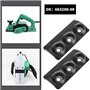 VGOL Lot de 2 pinces de rabot sans fil 663290-00 compatibles avec DeWalt D26676 D2677K DCP580 DCP580B compatibles avec Hitachi P