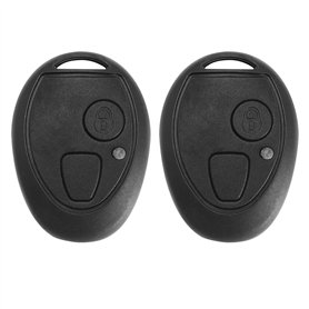 VGOL Lot de 2pcs Coques de Clé à Distance à 2 Boutons Compatible avec Rover 75 MG ZT Compatible avec Land Rover Discovery Téléco
