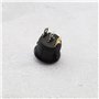 VGOL Lot de 5pcs Interrupteur à Bascule Rond 12V 20A 3 Broches Bouton-Poussoir Marche/Arrêt avec Voyant LED Rouge pour 20mm Diam