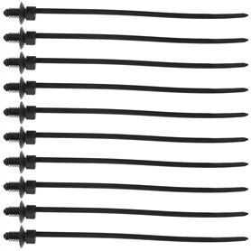 VGOL 20pcs Attaches de Câble en Nylon Attaches à Glissière Enveloppes Clip 170mm x 4.8mm pour l'industrie de la Construction Fam