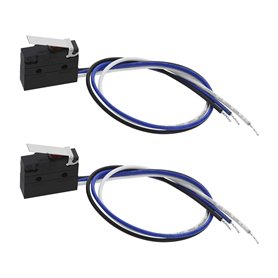 VGOL Lot de 2 micro-interrupteurs SPDT IP67 étanches 125 V 5 A Équipement audio-visuel Machines industrielles Interrupteur à act