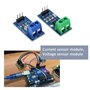 VGOL 3 Ensembles 30A ACS712 Module de Capteur de Courant DC0-25V Module de Capteur de Tension Kit de Module de Mesure de Capteur