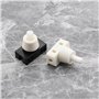 VGOL 4pcs 250V 10A Interrupteur à Bouton-poussoir Miniature Interrupteur à Bouton-poussoir Bouton-poussoir de Commande Marche/ar