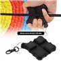 VGOL Extracteur de Flèche de Tir à l'arc en Silicone Extracteur de Flèche de Cible à Dégagement Rapide Pince avec Clip pour La P