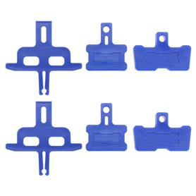 VGOL 6 Pièces Plaquettes de Frein à Disque Hydrauliques Entretoise Blocs de Purge de Frein Compatible avec Shimano Compatible av