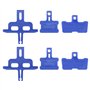 VGOL 6 Pièces Plaquettes de Frein à Disque Hydrauliques Entretoise Blocs de Purge de Frein Compatible avec Shimano Compatible av