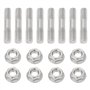 VGOL 8 Sets d'écrous de Boulon à Double Tête M8x1