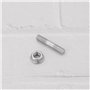 VGOL 8 Sets d'écrous de Boulon à Double Tête M8x1,25 42 Mm écrou de Goujon de Collecteur D'échappement Kit d'écrou de Boulon en 