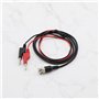 VGOL 2 Pièces Connecteur BNC Q9 Vers Double Fiche Banane Câble Coaxial Longueur Totale 131,5 Cm Longueur de Câble 36 Cm pour Osc
