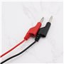 VGOL 2 Pièces Connecteur BNC Q9 Vers Double Fiche Banane Câble Coaxial Longueur Totale 131,5 Cm Longueur de Câble 36 Cm pour Osc