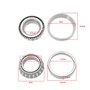 VGOL 2 Lot Roulements à Rouleaux Coniques LM48548 LM48510 Adaptés Aux Essieux de Voitures Et de Remorques Automobiles Argent