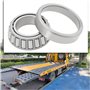 VGOL 2 Lot Roulements à Rouleaux Coniques LM48548 LM48510 Adaptés Aux Essieux de Voitures Et de Remorques Automobiles Argent