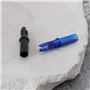 VGOL 50x Encoches de Flèches de Tir à l'arc pour Encoches de Flèches en Carbone avec Un Diamètre Intérieur de 6,2 Mm 32 Mm X 6,2