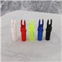 VGOL 50x Encoches de Flèches de Tir à l'arc pour Encoches de Flèches en Carbone avec Un Diamètre Intérieur de 6,2 Mm 32 Mm X 6,2