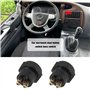 VGOL 2X Interrupteurs à Bouton-Poussoir pour Voiture 12 V 25 A Interrupteur de Klaxon Bouton-Poussoir Momentané Pièce de Rechang