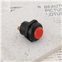 VGOL 2X Interrupteurs à Bouton-Poussoir pour Voiture 12 V 25 A Interrupteur de Klaxon Bouton-Poussoir Momentané Pièce de Rechang