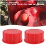 VGOL Lot de 4 Bouchons de Bidon d'essence de 5 Gallons Filetage Grossier Couvercle de Remplacement pour Bidon d'essence de 5 Gal