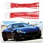 VGOL Lot de 2 Connecteurs électriques Molex 12 Broches 18 AWG Mâle Et Femelle avec Tresses pour Audio Domestique Voiture Moto VT