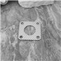VGOL Joint de Silencieux de Collecteur d'échappement 68 * 68 * 1.5mm Joint de Moteur 15263-12370 Compatible avec Kubota Moteur 1