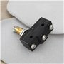VGOL Lot de 2 micro-interrupteurs à piston à rouleau 12 mm 1NO + 1NC Z-15GQ22-B pour circuits de contrôle AC DC